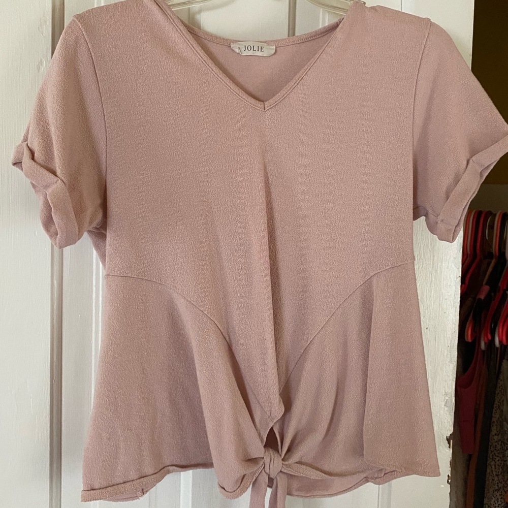 Light pink top